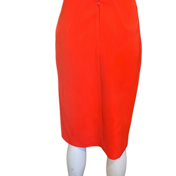 C/MEO Collective Orange Asymmetrical Ruched Midi Dress - Picture 2 of 10
